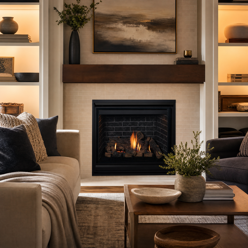 Superior DRT3500 Premium 35" Direct Vent Gas Fireplace — lifestyle