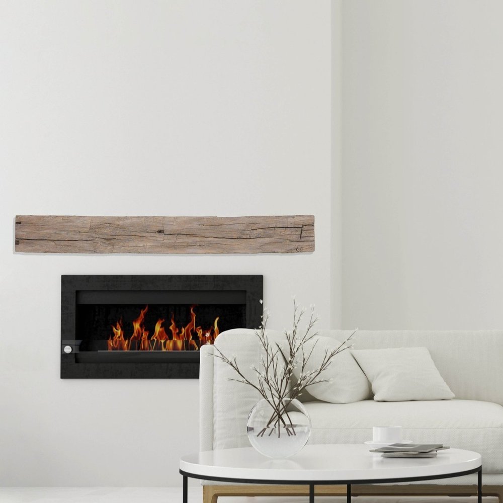 Tabacco Non-Combustible Concrete Mantel Shelf Pale Honey Finish - ExceptionalFire