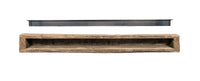 Tavern Timbered Beam Non-Combustible Mantel Shelf WHEAT Finish - ExceptionalFire