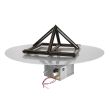 Grand Canyon 48" Tee-Pee Stack Outdoor Fire Pit Burner Kit - Electronic Ignition, Propane