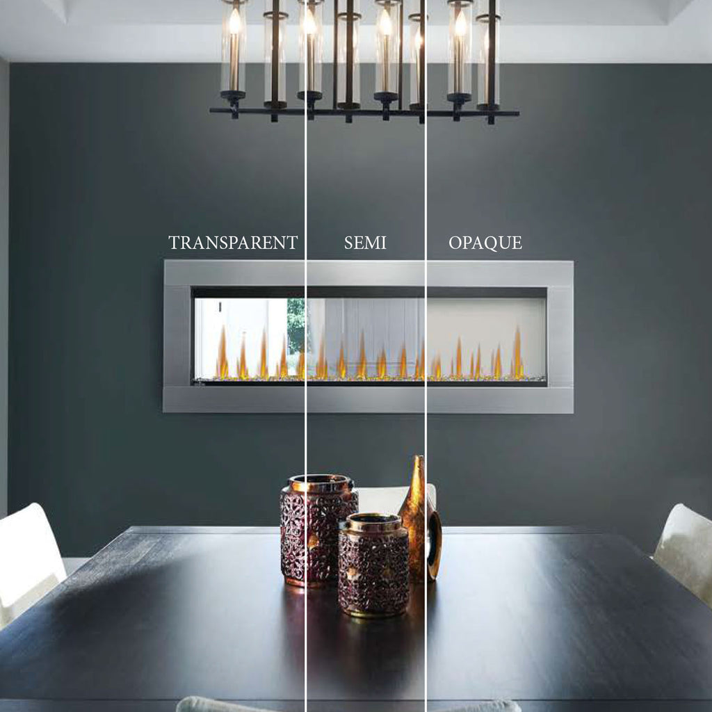 Clearion™ Elite 50 See Through Built-in Electric Fireplace