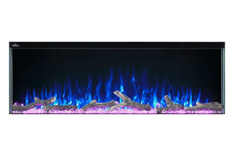 Trivista™ Primis 50 Three-sided Built-in Electric Fireplace - Model NEFB50H-3SV - ExceptionalFire
