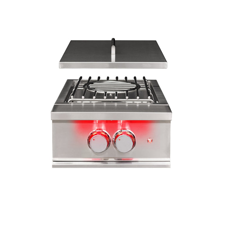 TrueFlame Built-In Power Burner — 60,000 BTU Dual-Ring Wok Burner