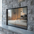 Odyssey - Masonry & Prefab Solar Reflective Fireplace Glass Doors | Custom