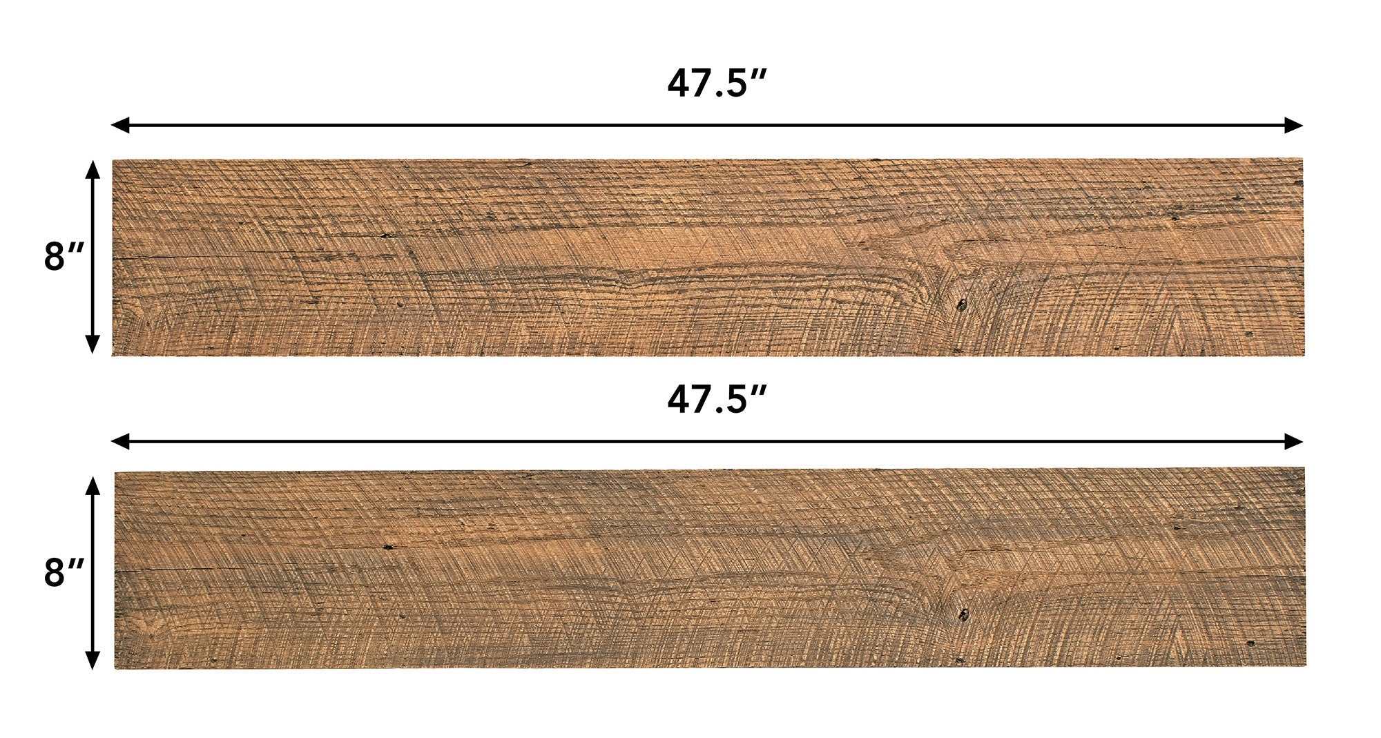 Wall Board Kit 6Pc Honey Roast Finish - ExceptionalFire