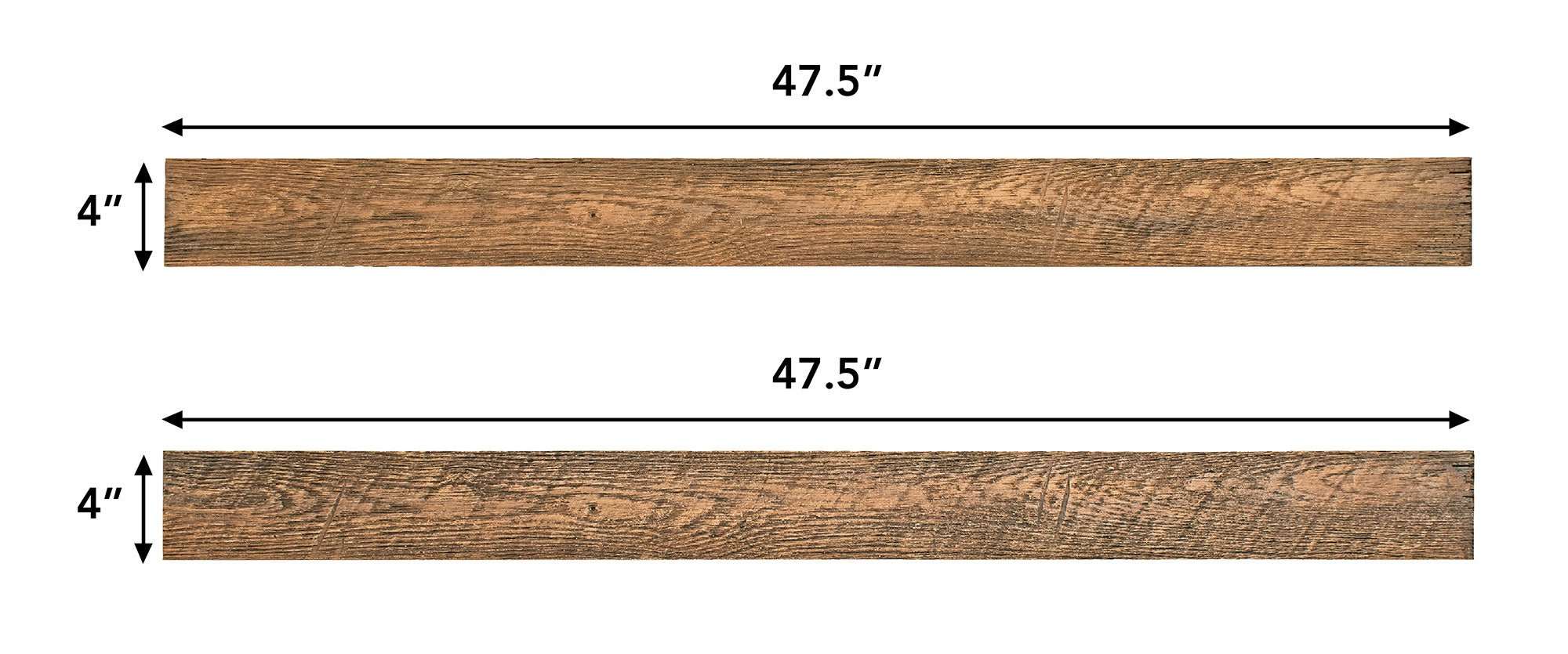 Wall Board Kit 6Pc Honey Roast Finish - ExceptionalFire