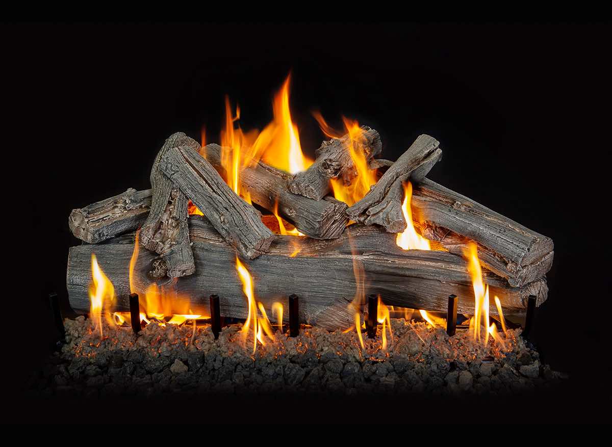36" Western Driftwood See-Through Vented Gas Log Set | Grand Canyon