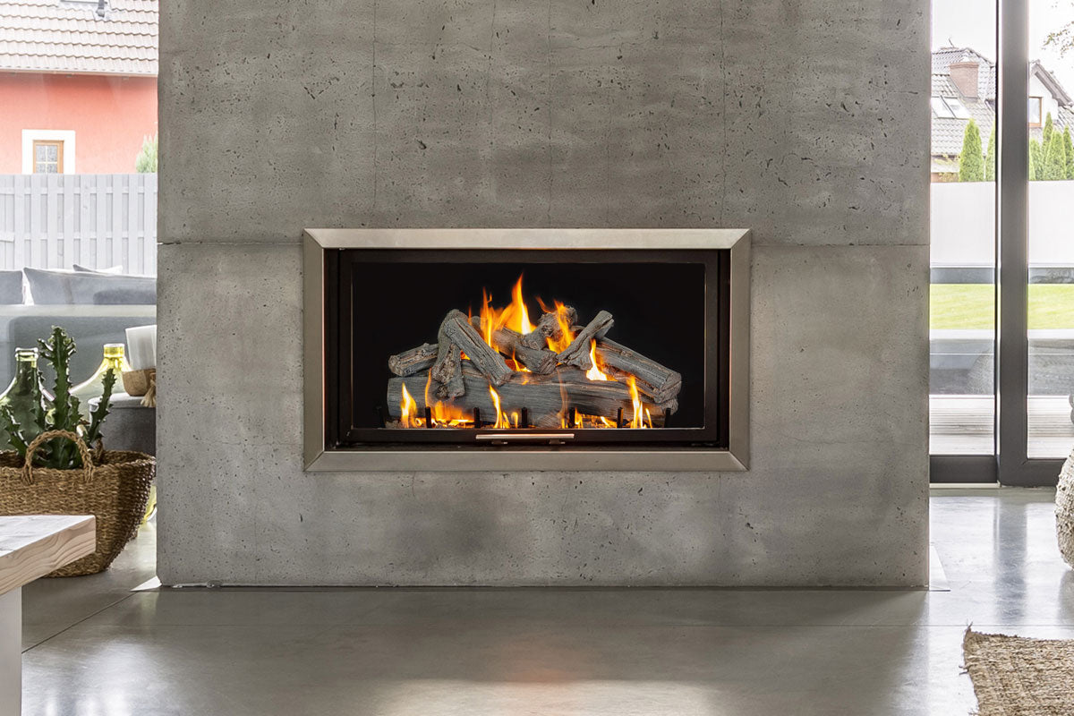 42" Western Driftwood See-Through Vented Gas Log Set | Grand Canyon