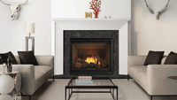 Heat & Glo 8KX 42 Direct Vent Traditional Gas Fireplace (Liquid Propane, Serene Jute Interior) | Model 8KX-LP-SJ