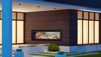 Heat & Glo Primo II 48 See-Through Direct Vent Linear Gas Fireplace | Model PRIMO-II-48ST