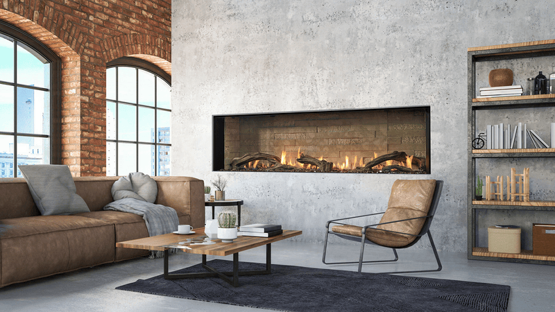 Heat & Glo Primo II 48 Direct Vent Linear Gas Fireplace | Model PRIMO-II-48