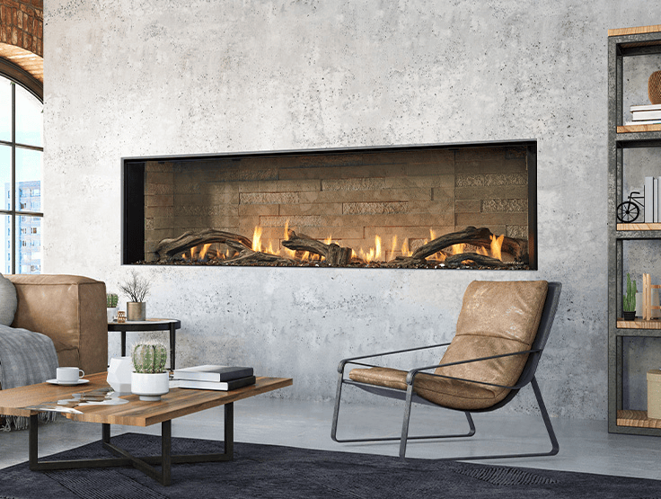 Heat & Glo Primo II 60 Direct Vent Linear Gas Fireplace | Model PRIMO-II-60