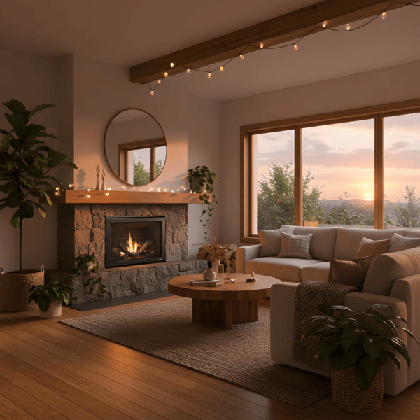 Heat & Glo SlimLine 3X 28" Direct Vent Gas Fireplace (Tranquil Greige Interior) | Model SL-3X-IFT-TG