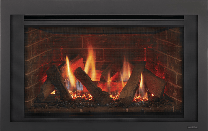 Majestic Ruby 25 gas insert product shot with Clean Screen front