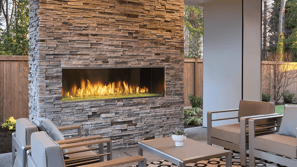 Majestic Lanai 60" Outdoor Linear Gas Fireplace - Model ODLANAIG-60