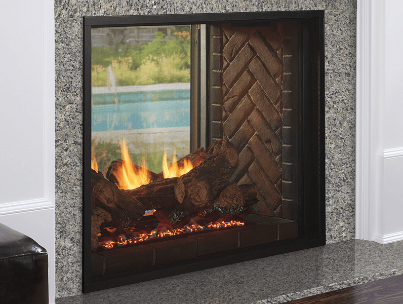 Heat & Glo Fortress 36 Indoor/Outdoor See-Through Gas Fireplace | Model ODFORTG-36