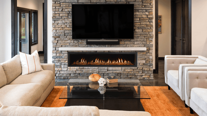 Heat & Glo Mezzo 36 Direct Vent Linear Gas Fireplace | Model MEZZO36-C
