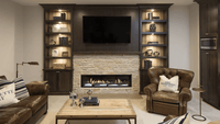 Heat & Glo Mezzo 48 Direct Vent Linear Gas Fireplace | Model MEZZO48-C