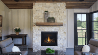 Heat & Glo SlimLine 9X 42" Direct Vent Gas Fireplace (Stratford Interior) | Model SL-9X-IFT-S