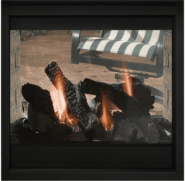 Majestic Twilight 36" Indoor/Outdoor See-Through Gas Fireplace - Model TWILIGHT-IFT