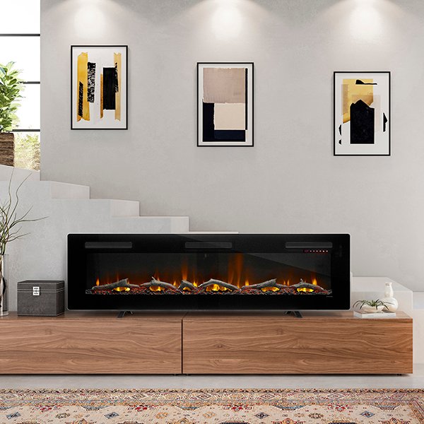 Sierra Linear 72" Electric Fireplace - Model SIL72