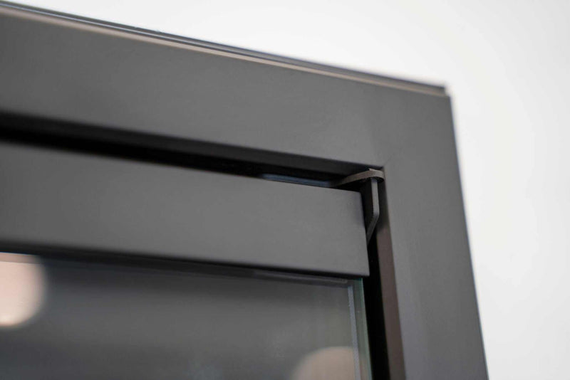 Wheatland - Custom Masonry Fireplace Glass Doors by Stoll Industries - ExceptionalFire