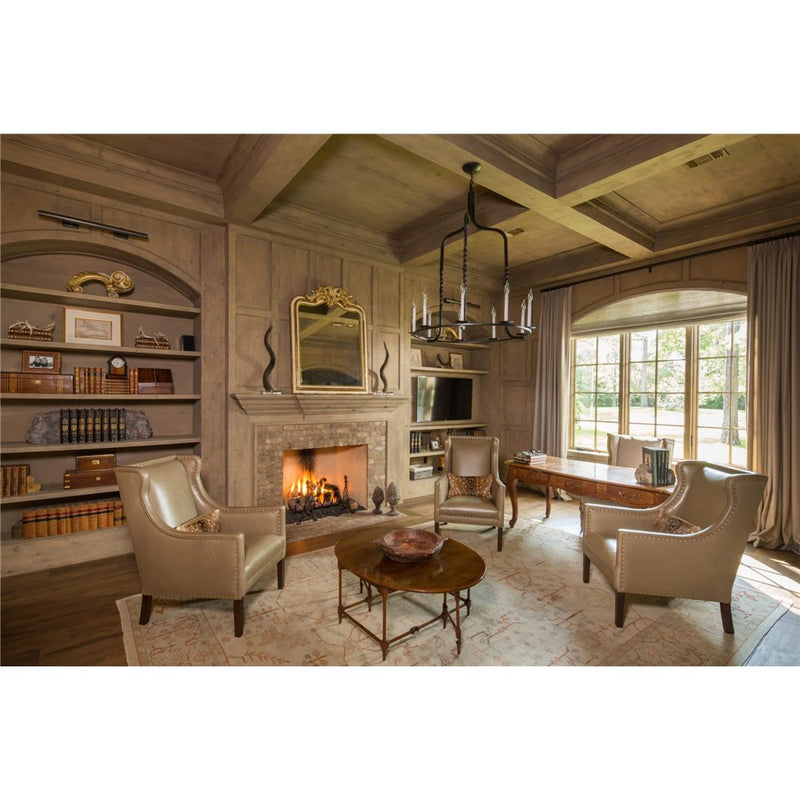 Isokern Magnum Modular Firebox — 42″ or 48″ — manufacturer product photograph; installation finishes and separately sold components may be shown