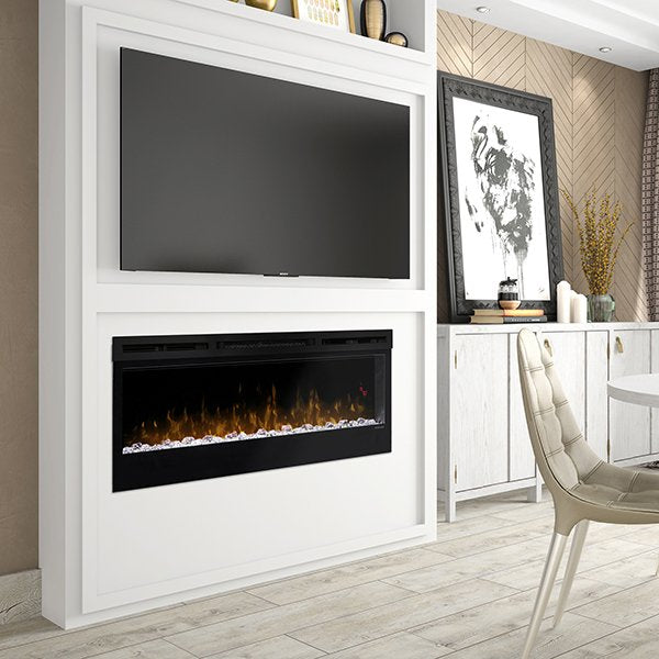 Prism Linear 50" Electric Fireplace - Acrylic Ice - Model BLF5051