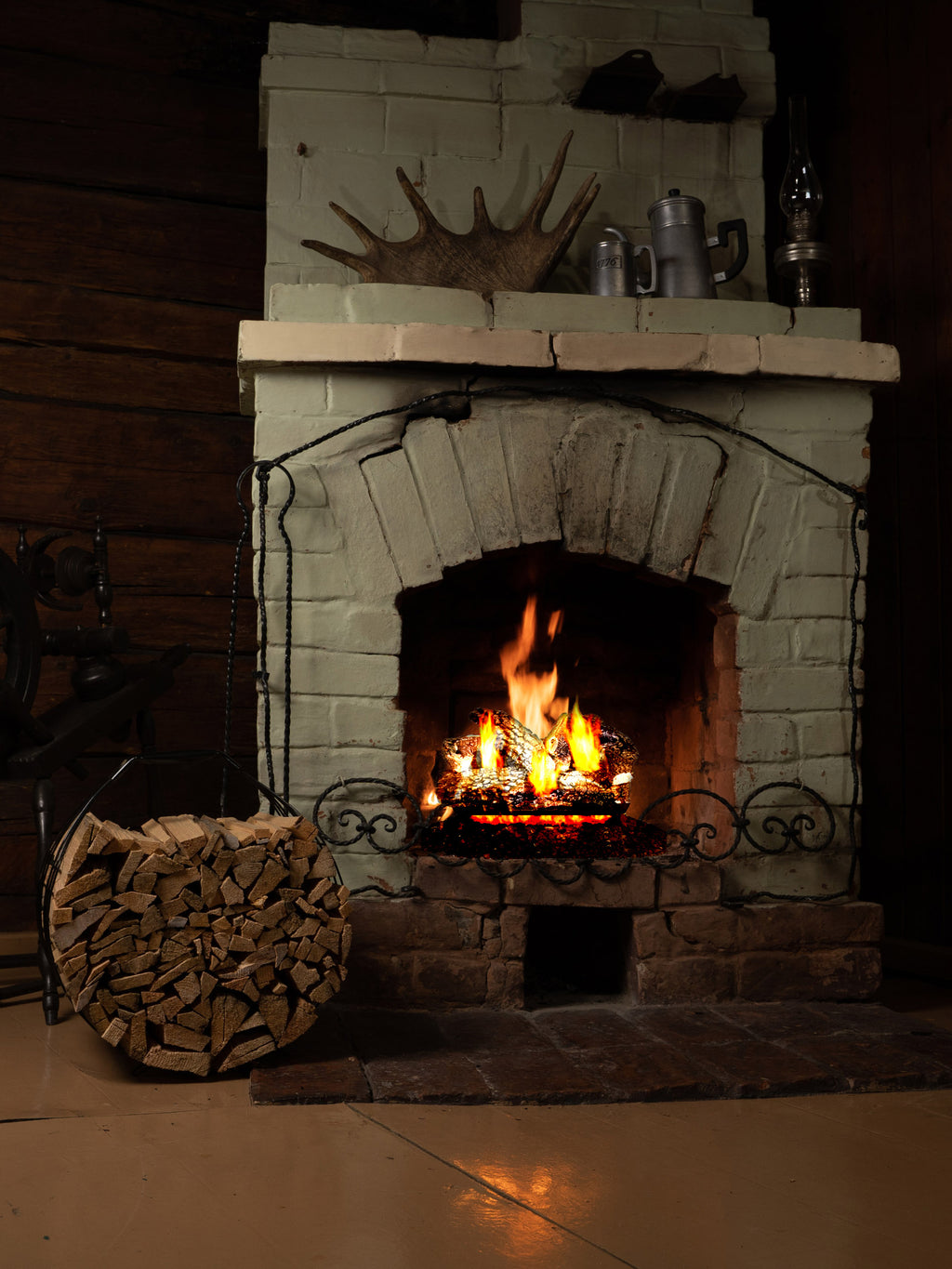 Gas Log Set 18" Arlington Vented Dual Burner 45,000 BTU by Design Specialties