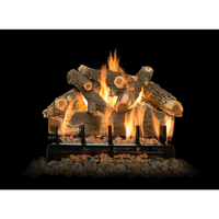Grand Canyon 21-Inch Arizona Weathered Oak Vented Natural Gas Log Set W/ 2BRN Burner - Match Light - ExceptionalFire