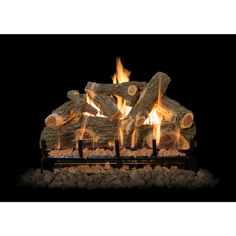 Grand Canyon 21-Inch Arizona Weathered Oak Vented Natural Gas Log Set W/ 2BRN Burner - Match Light - ExceptionalFire