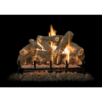 Grand Canyon 21-Inch Arizona Weathered Oak Vented Natural Gas Log Set W/ 2BRN Burner - Match Light - ExceptionalFire