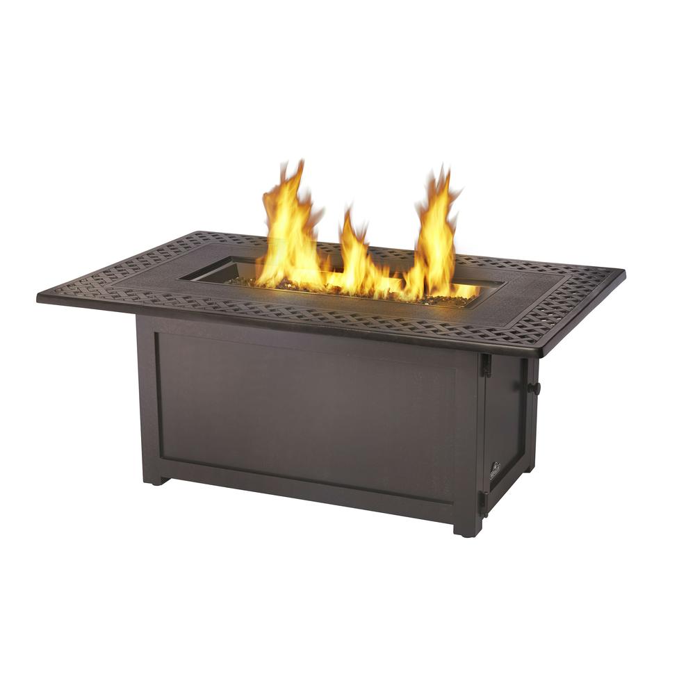 Napoleon Kensington Bronze Gas Fire Table, Ractangle KENS1-BZ - ExceptionalFire