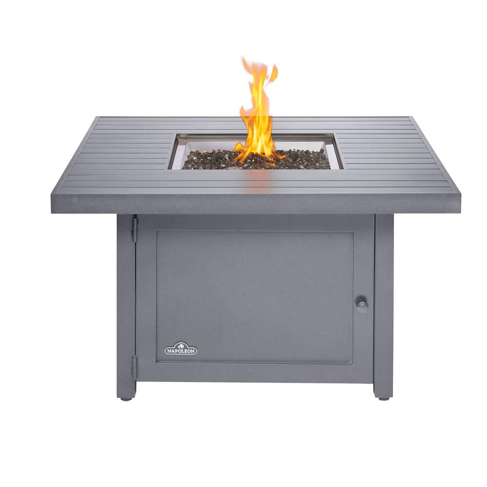 Napoleon Hamptons Grey Gas Fire Table, Square HAMP2-GY - ExceptionalFire