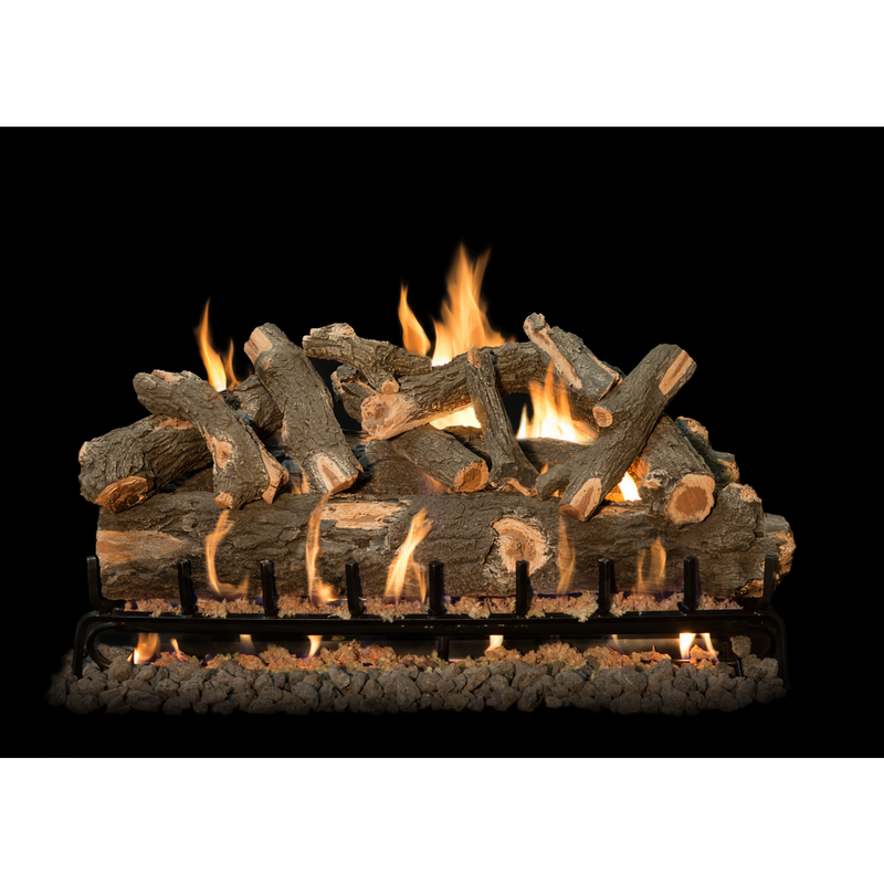 Grand Canyon 21-Inch Arizona Weathered Oak Vented Natural Gas Log Set W/ 2BRN Burner - Match Light - ExceptionalFire