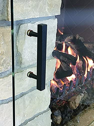 Single Panel Glass Fireplace Screen - Standard Sizes - ExceptionalFire