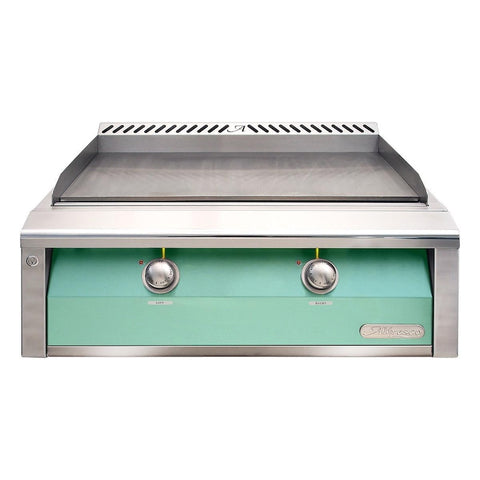 Alfresco 30-Inch Freestanding Natural Gas Griddle in Light Green