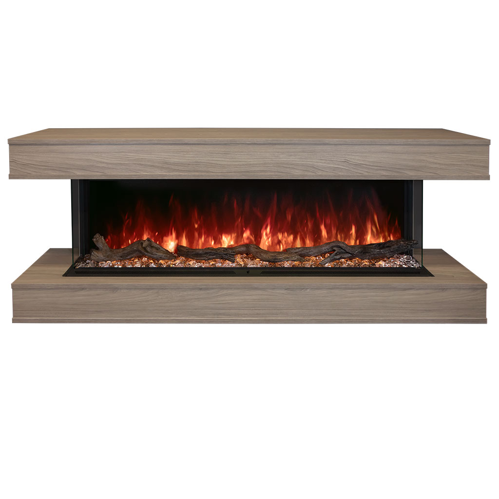 Modern Flames Landscape Pro Multi 56-Inch Three-Sided Electric Fireplace - Model LPM-5616-WMC