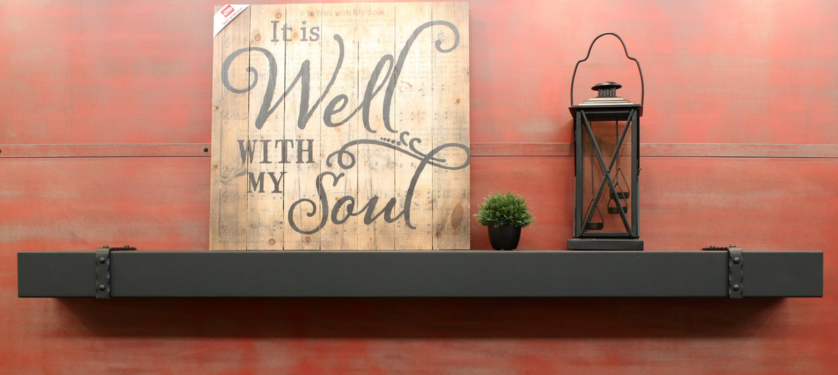 Fully Customizable LED Floating Metal Shelves Non Combustible in 25+ Finishes and Any Size