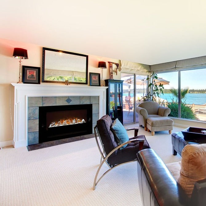 Modern Flames Home Fire 60" Built In Electric Firebox Insert HF60CBI - ExceptionalFire