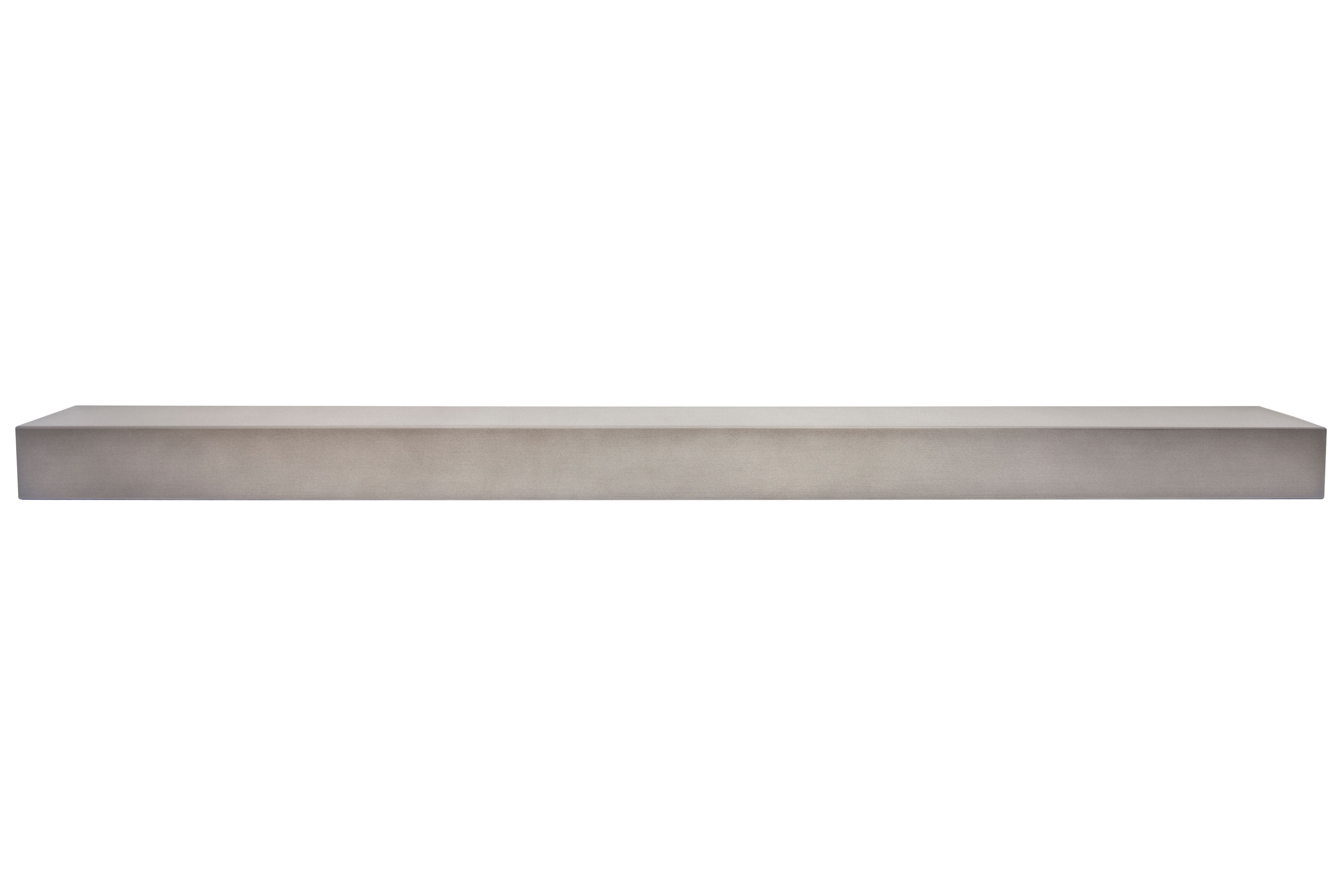 Custom Size Floating Metal Shelves Non Combustible 25 Colors Steel -