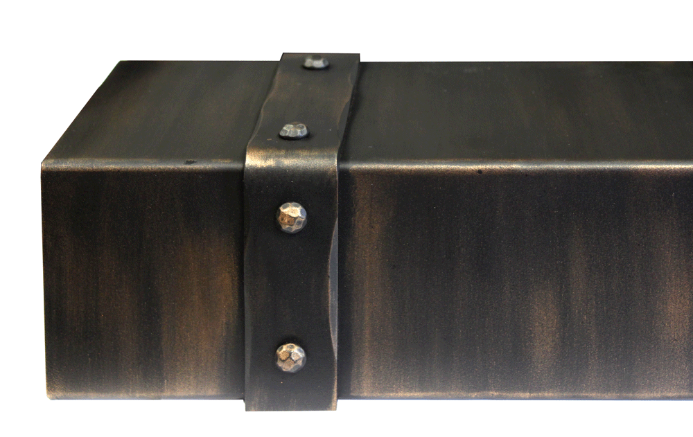 Custom Size Floating Metal Shelves Non Combustible 25 Colors Steel -