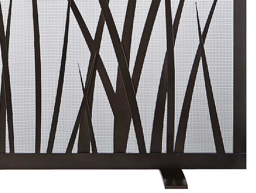 Free Standing Fireplace Screen Custom Made Options - Sawgrass