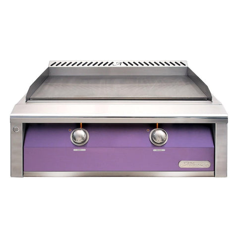 Alfresco 30-Inch Freestanding Natural Gas Griddle in Blue Lilac