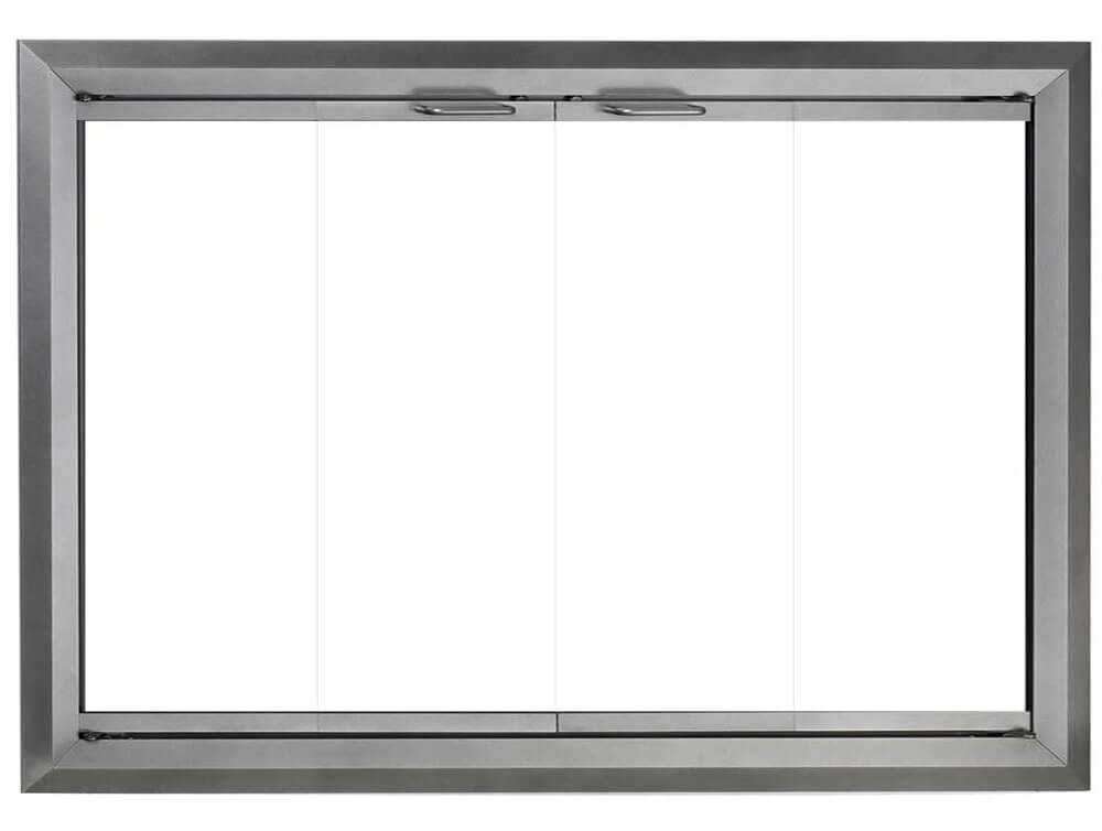Aluminum Fireplace Glass Door Masonry & Zero Clearance - Apex - ExceptionalFire
