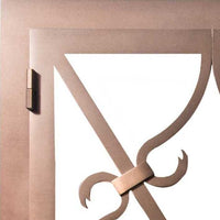 Banded Scroll - Masonry & Prefab Fireplace Glass Doors - ExceptionalFire
