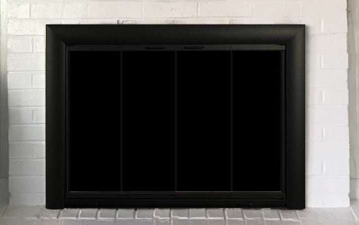 Bungalow - Masonry Fireplace Glass Door Masonry - ExceptionalFire