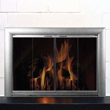 Bungalow - Masonry Fireplace Glass Door Masonry - ExceptionalFire