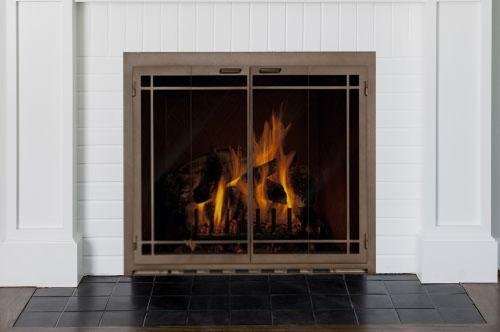 Carolina Window Pane - Masonry & Prefab Fireplace Glass Doors - ExceptionalFire