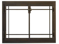 Craftsman - Masonry & Prefab Fireplace Glass Doors - ExceptionalFire